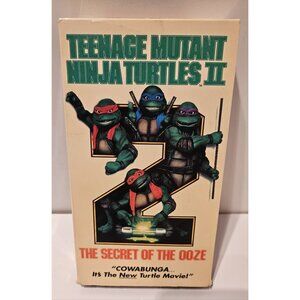 Teenage Mutant Ninja Turtles 2 - The Secret of the Ooze VHS 1991